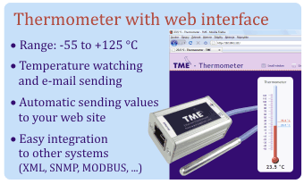 IP thermometer TME - functions